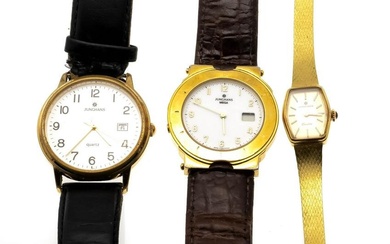 mixed lot of 3 Junghans watches, 1x men's radio controlled watch without function, ref. 25/7200/208