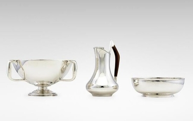 pitcher and two bowls