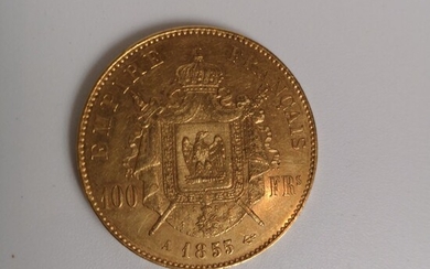 1 piece de 100 francs or, Napoléon III, 1855... - Lot 58 - Paris Enchères - Collin du Bocage