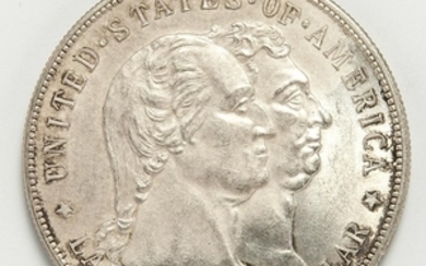 1900 Lafayette Commemorative Dollar, AU details, cleaned.