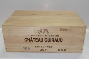 12 Demi Btles Château Guiraud 2011 1er CC Sauterne…