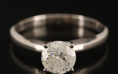 14K 1.00 CT Diamond Solitaire Ring