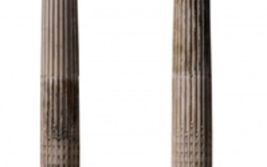 Paire de demi-colonnes - Époque Louis XVI