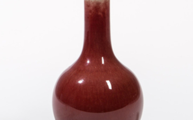 Small Flambe-glazed Bottle Vase