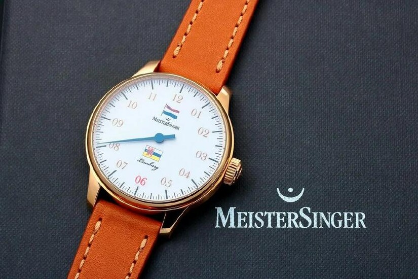 18K Rose Gold MeisterSinger Watch Limited Edition