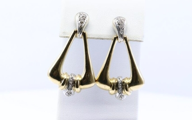 18KT Ladies Diamond Earrings