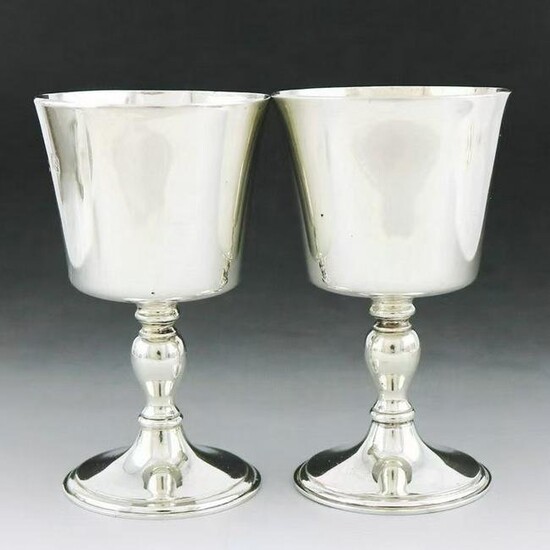 1959 sterling silver goblet from London, England