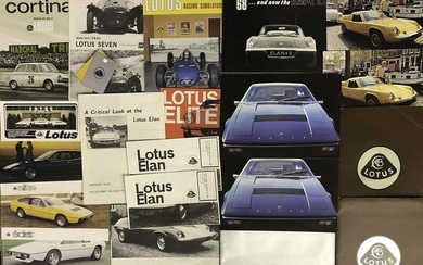 1960’s-1970’s Lotus brochures, press kits, etc