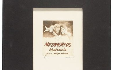 1978. BOOK: (BIBLIOPHILIA). MARCOIDA; HUIDOBRO, VICENTE: 'METAMORPHOS'. Madrid:...