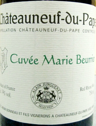 1989 Chateauneuf-du-Pape, Cuvee Marie Beurrier, Henri Bonneau