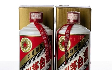 1998年產五星牌貴州茅台酒 Kweichow Five Star Moutai 1998 (2 BT50)