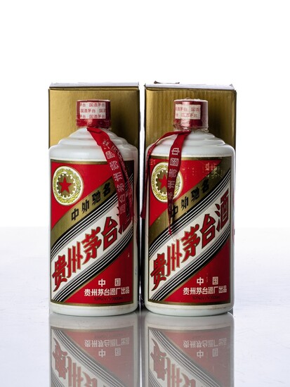 1998年產五星牌貴州茅台酒 Kweichow Five Star Moutai 1998 (2 BT50)