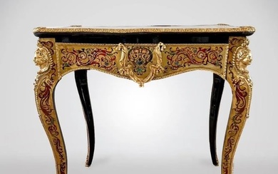 19TH C. ORMOLU MOUNTED BOULLE TABLE