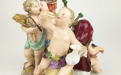 19th C. Meissen Porcelain Figural Group