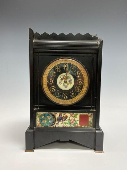 19th c. French Slate Mantle Clock - M S Smith & Co