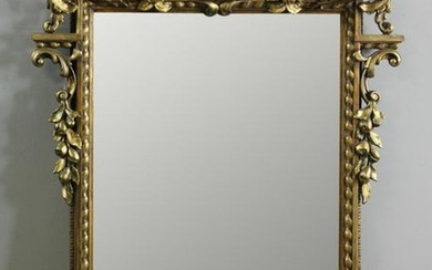 19thC Italian Gold Mirror