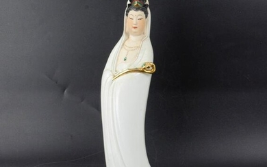 20TH Century Porcelain statue of Guanyin Buddha