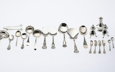 21 Miscellaneous Pieces of Sterling Silver