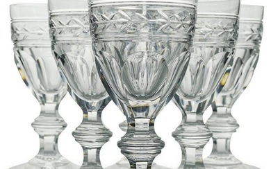 (24 Pc) Baccarat Jonzac Crystal Liqueur Glasses