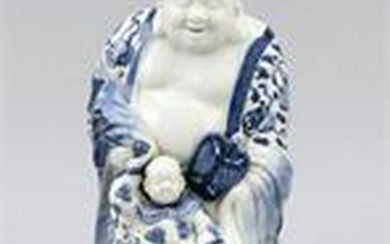 Hotei, China, pres. 19th century, with sack, child and