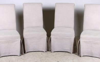 (4) Contemporary upholstered side chairs