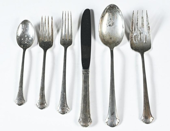 42 PC. STERLING TOWLE ''CHIPPENDALE'' FLATWARE