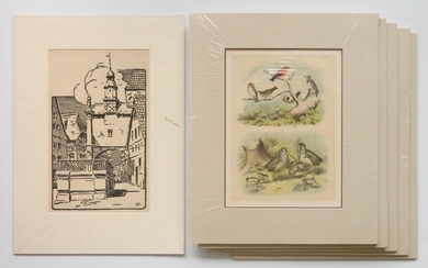 5 Lithographs and 1 woodcut
