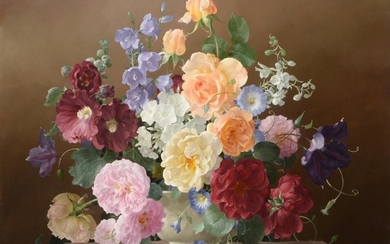 Harold Clayton (1896-1979) ''Summer Splendour'' Signed, oil on canvas, 49cm...