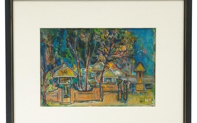 Arie Smit 'Bali' Oil Painting