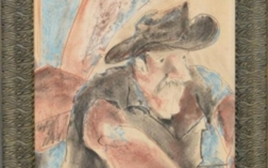 Attributed to: George Grosz (German 1893-1959) Portrait