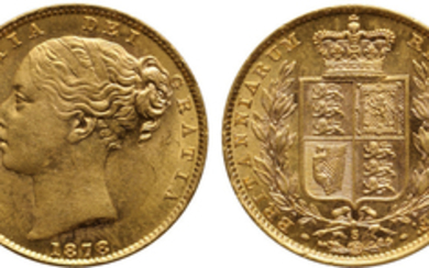 Australia, Victoria, "Shield" Sovereign, 1878-S, MS62 PCGS