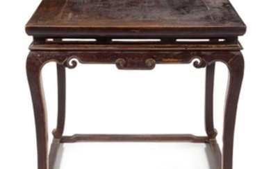 * A Chinese Hardwood Square Table, Gongzhuo