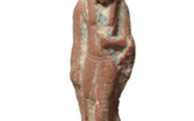 An Egyptian terracotta figure, Late Period
