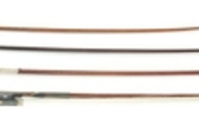 Four Violin Bows - Various Makers and Mounts.