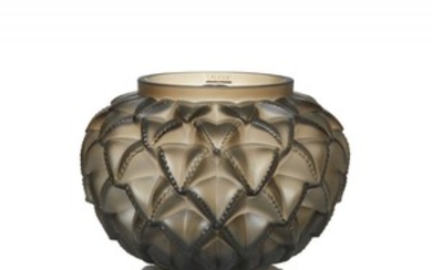 'Languedoc', a Modern Lalique 'Bronze Crystal' medium-sized...