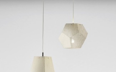 Marco Comolli, Enrico Taglietti and Gigi Radice, Rare ‘Dodecaedra e poliedra o romboide’ ceiling light, model no. 12439