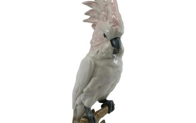 Royal Dux Cockatoo Bird Sculpture