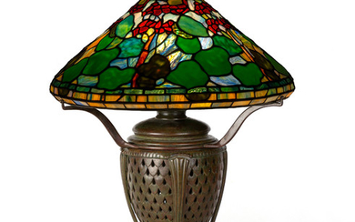 Tiffany Studios, New York, "Geranium" Table Lamp