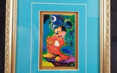 Walt Disneys Sorcerer Apprentice Mickey Mouse Framed