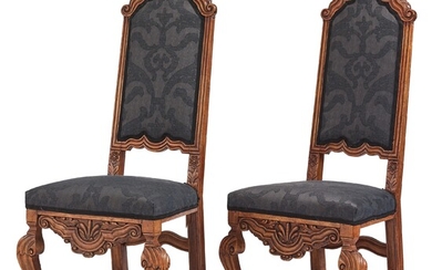 A pair of Dutch Baroque chairs, first part of the 18th century.