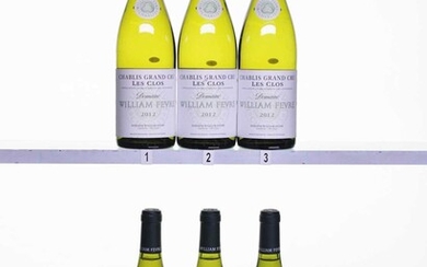6 bottles 2012 Chablis Les Clos W Fevre