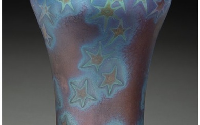 79358: Weller Pottery Sicard Stars Vase, circa 1905 Mar
