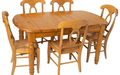 89758: Ray and Debra Barone Dining Room Table, Chairs
