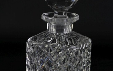 A Cut Glass Whiskey Decanter