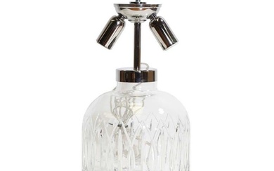 A 'Forest' crystal glass table lamp