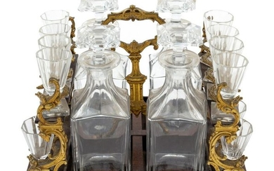 A Gilt Bronze Liquor Set