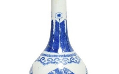 A Gilt Metal Mounted Chinese Porcelain Bottle Vase, the porcelain...
