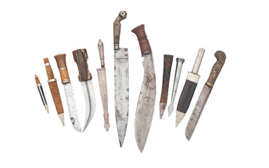 A Group Of Various Daggers, Mostly 19th Century