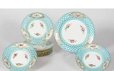 A Group of Mintons Porcelain Tableware