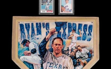 A Group of Nolan Ryan Items (Including Signed Autograph